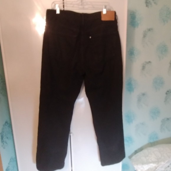 H&M Jeans High Rise Slim Straight Leg Denim Black Women’s Size US 10 - Picture 3 of 4